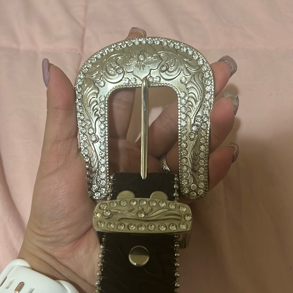 Rhinestone belt